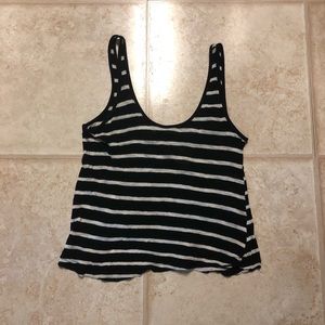 Black and White Striped Tank